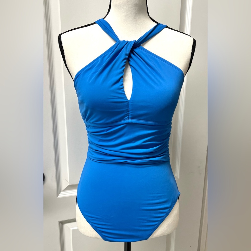 Bleu Rod Beattie One-Piece Swimsuit sz 6 blue